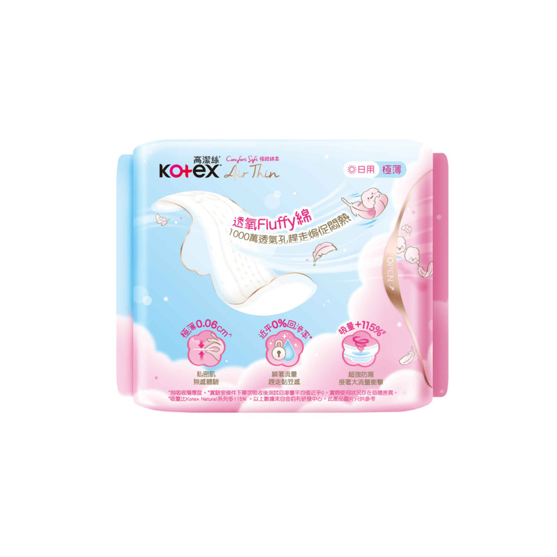 Kotex 高潔絲 極緻綿柔Air Thin極薄 (24cm) 15片
