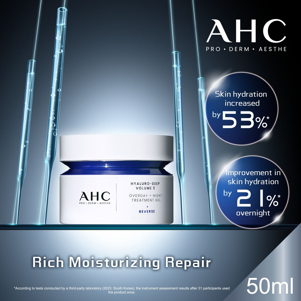 AHC醫美科研水光導入玻尿酸活膚霜 50毫升
