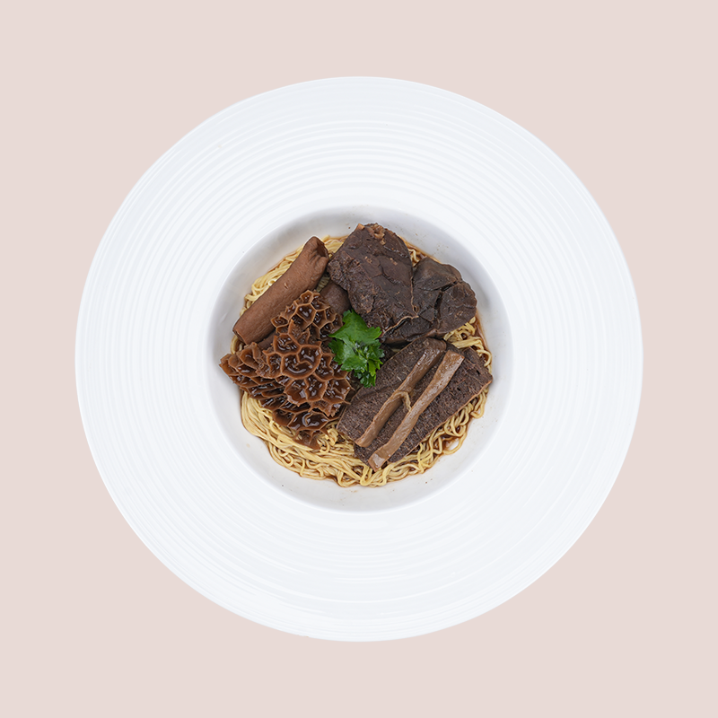 WING LOK x hkmasterngan Mixed Beef Offal with Thick Noodles (1 Serving) 160G