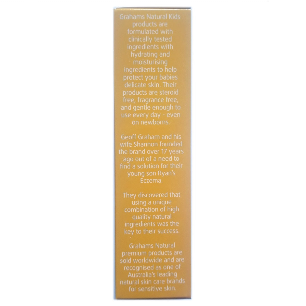 Grahams Natural Baby Eczema Cream 75g