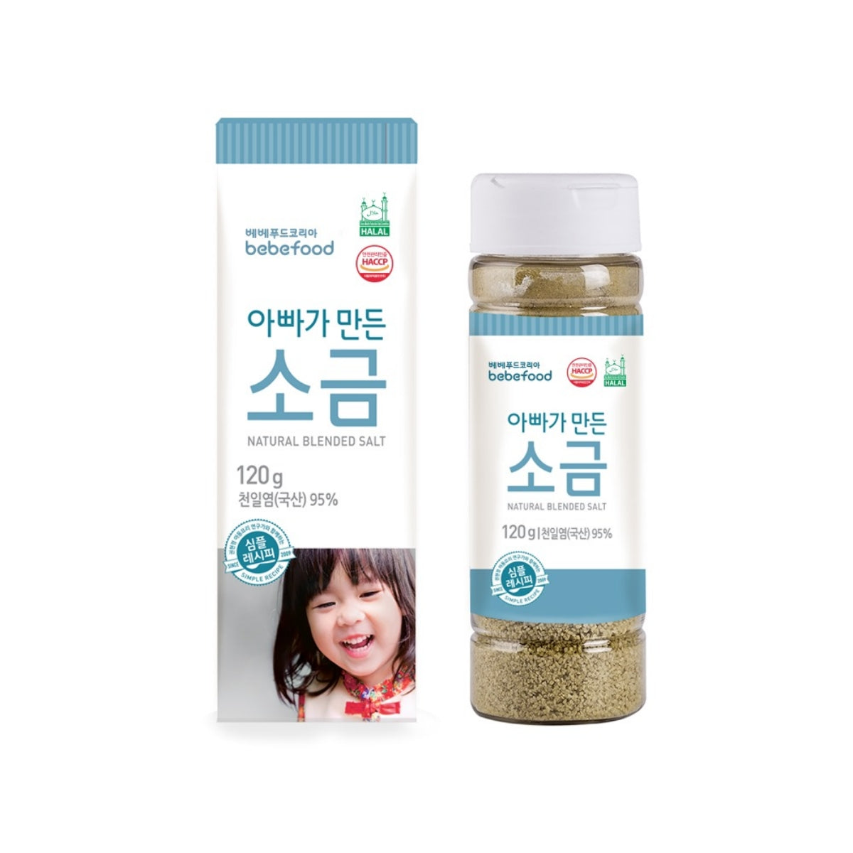 Bebefood嬰幼兒專用優質天然調味海鹽(適用於9個月以上) 120克
