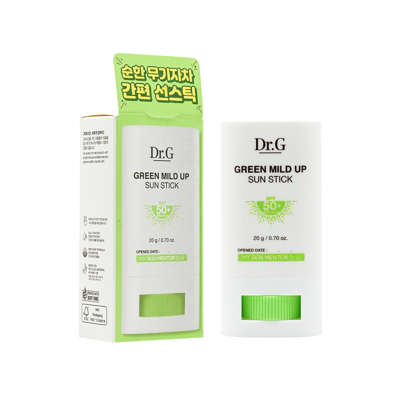 Dr.G SPF50+PA++++ 礦物高效防曬棒 20g