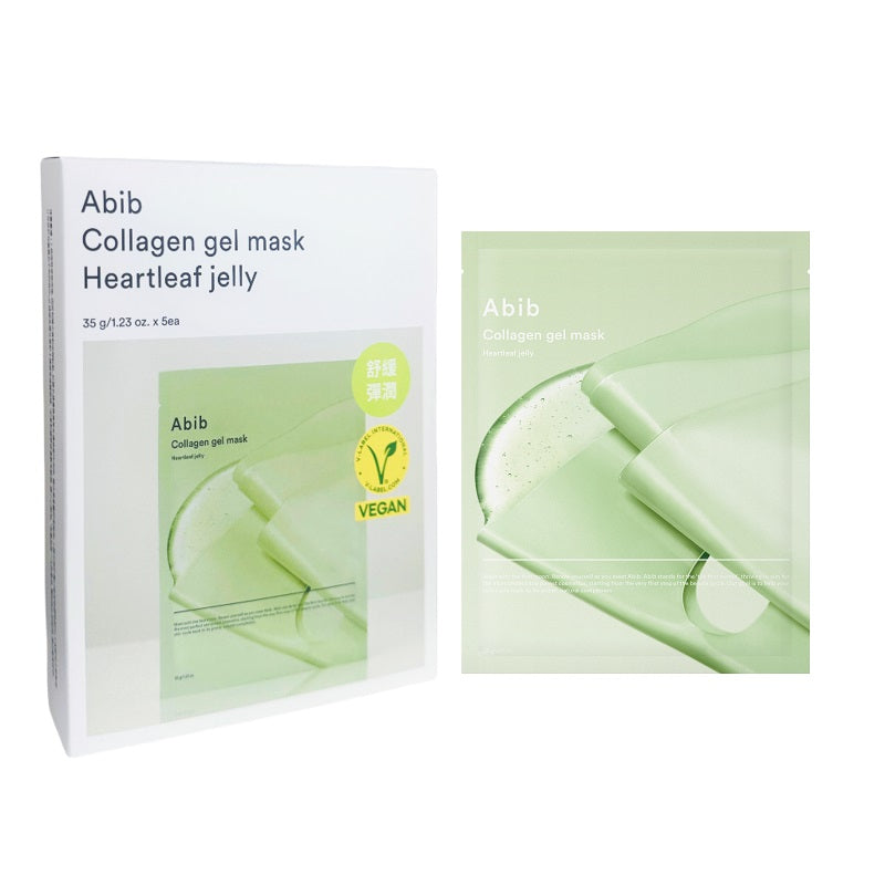 Abib Collagen Gel Mask - Heartleaf Jelly 5pcs