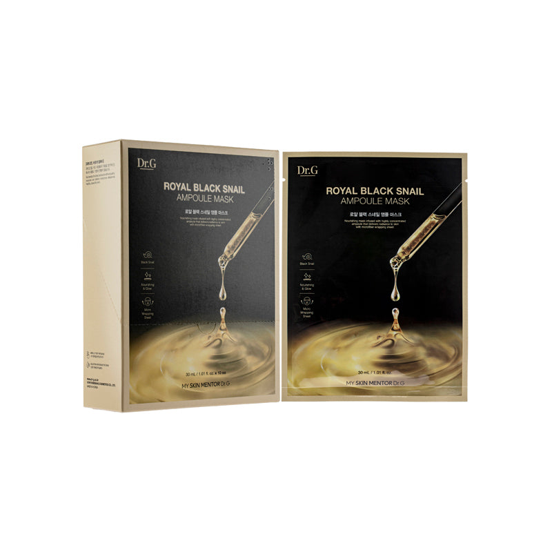 Dr.G 黑蝸牛逆齡修護面膜 10片裝