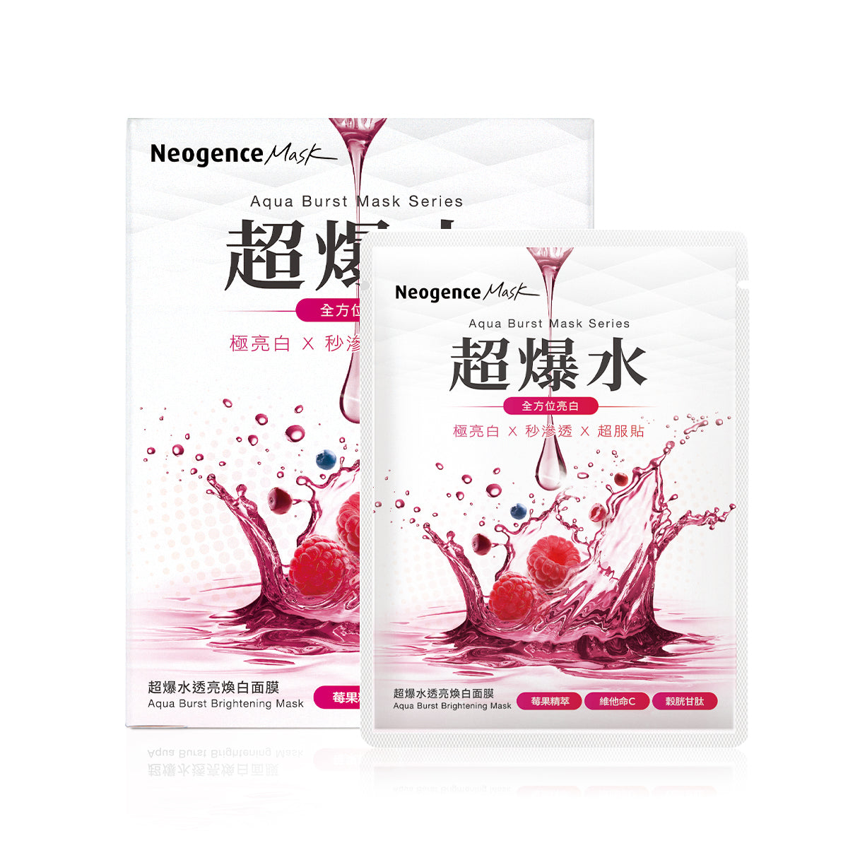 Neogence 超爆水透亮煥白面膜 5 片