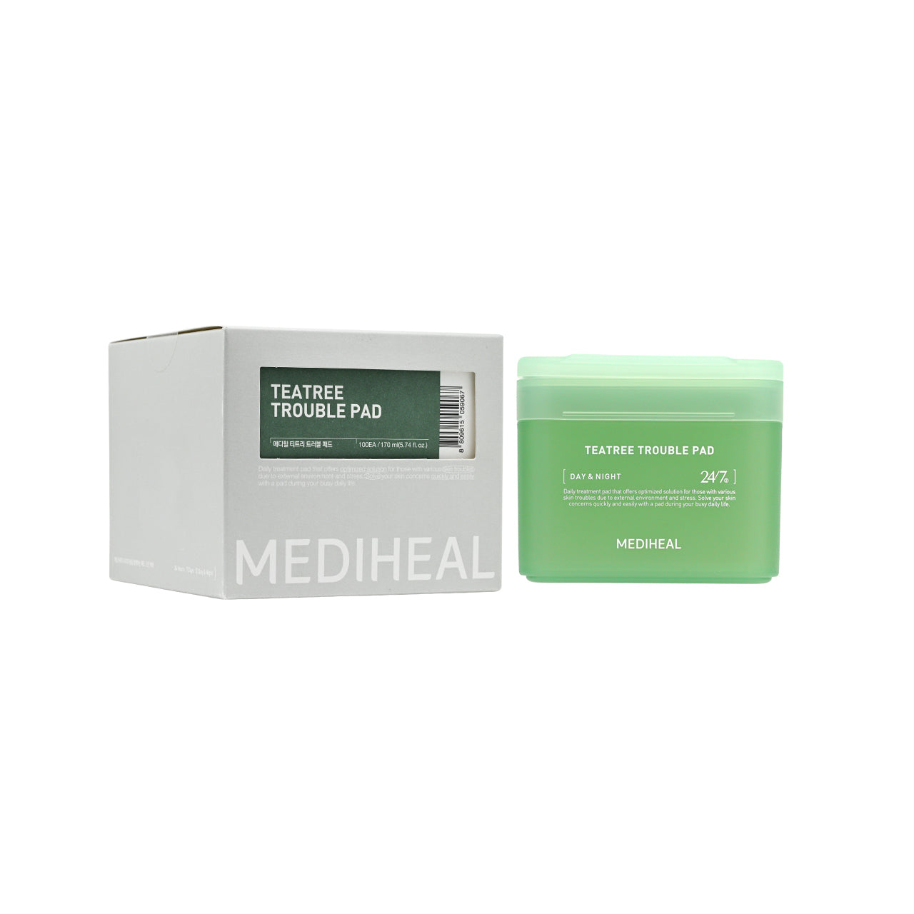 Mediheal 茶樹祛痘舒緩護膚棉片 100片