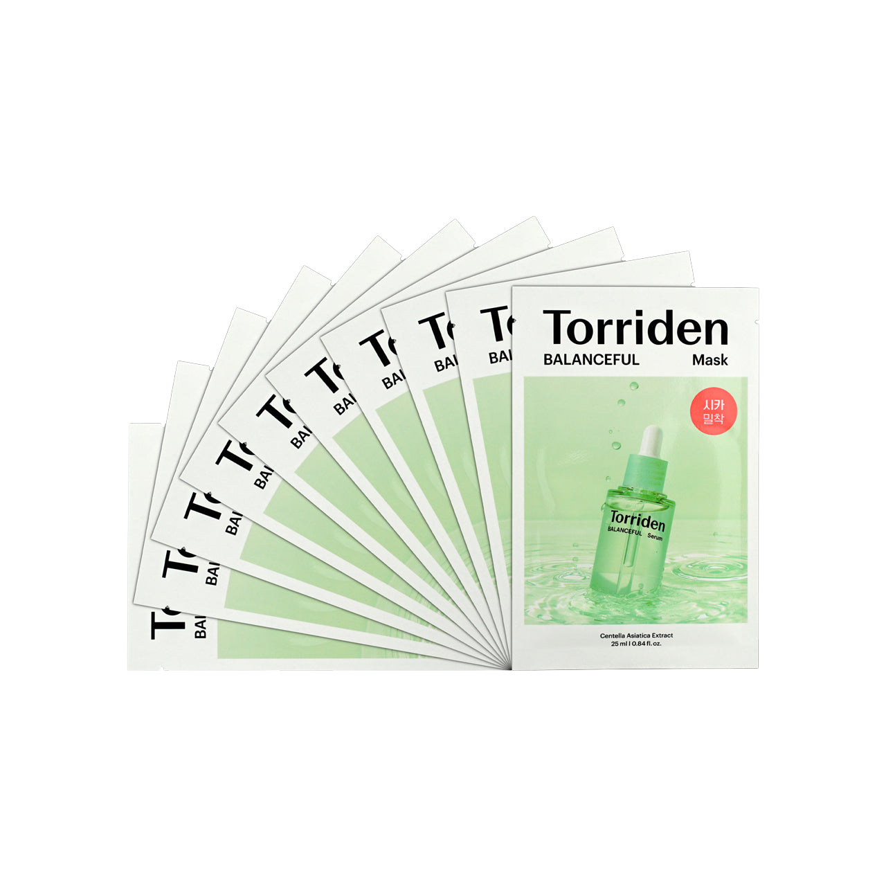 Torriden 積雪草舒緩急救面膜 10片裝