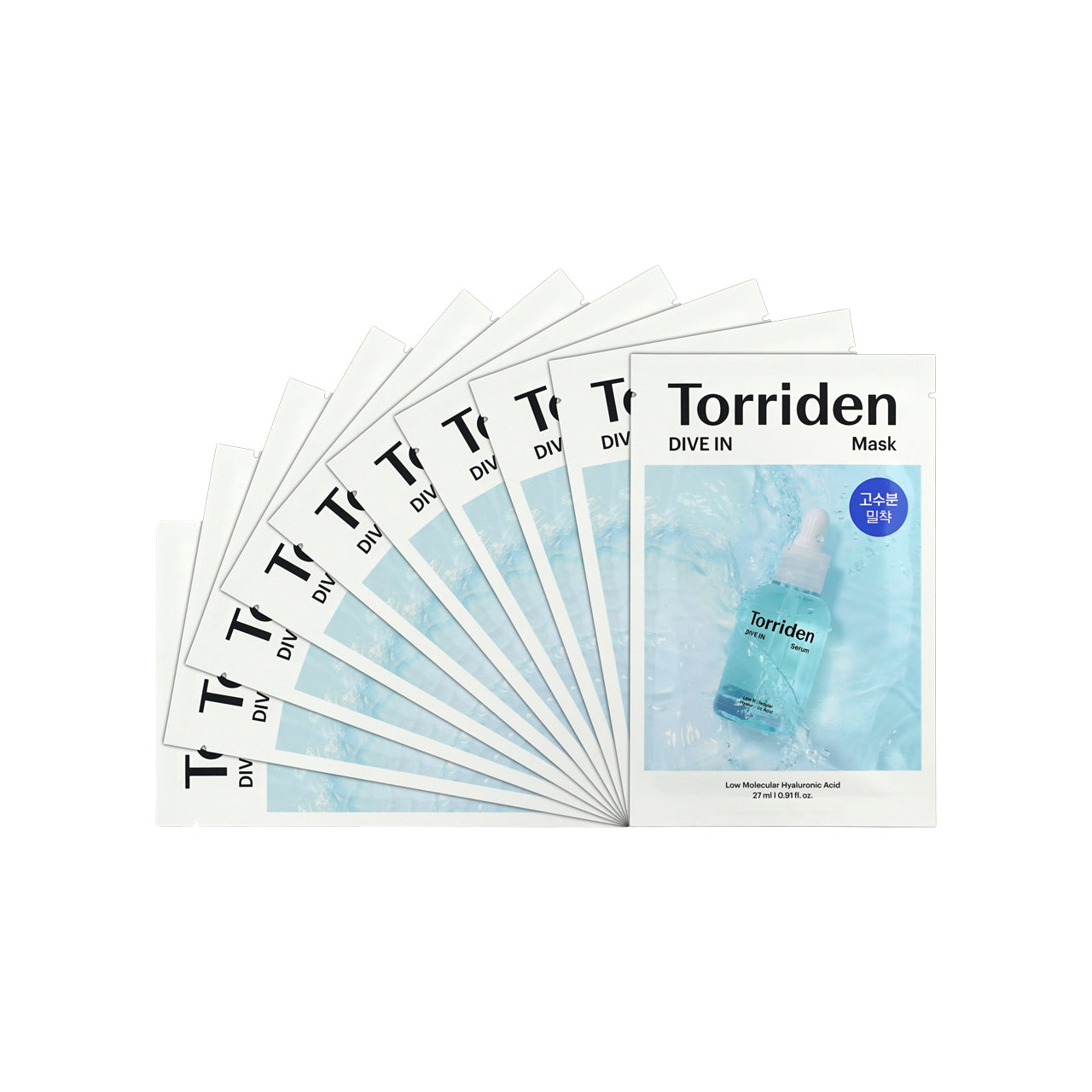 Torriden 低分子透明質酸保濕面膜 10片裝