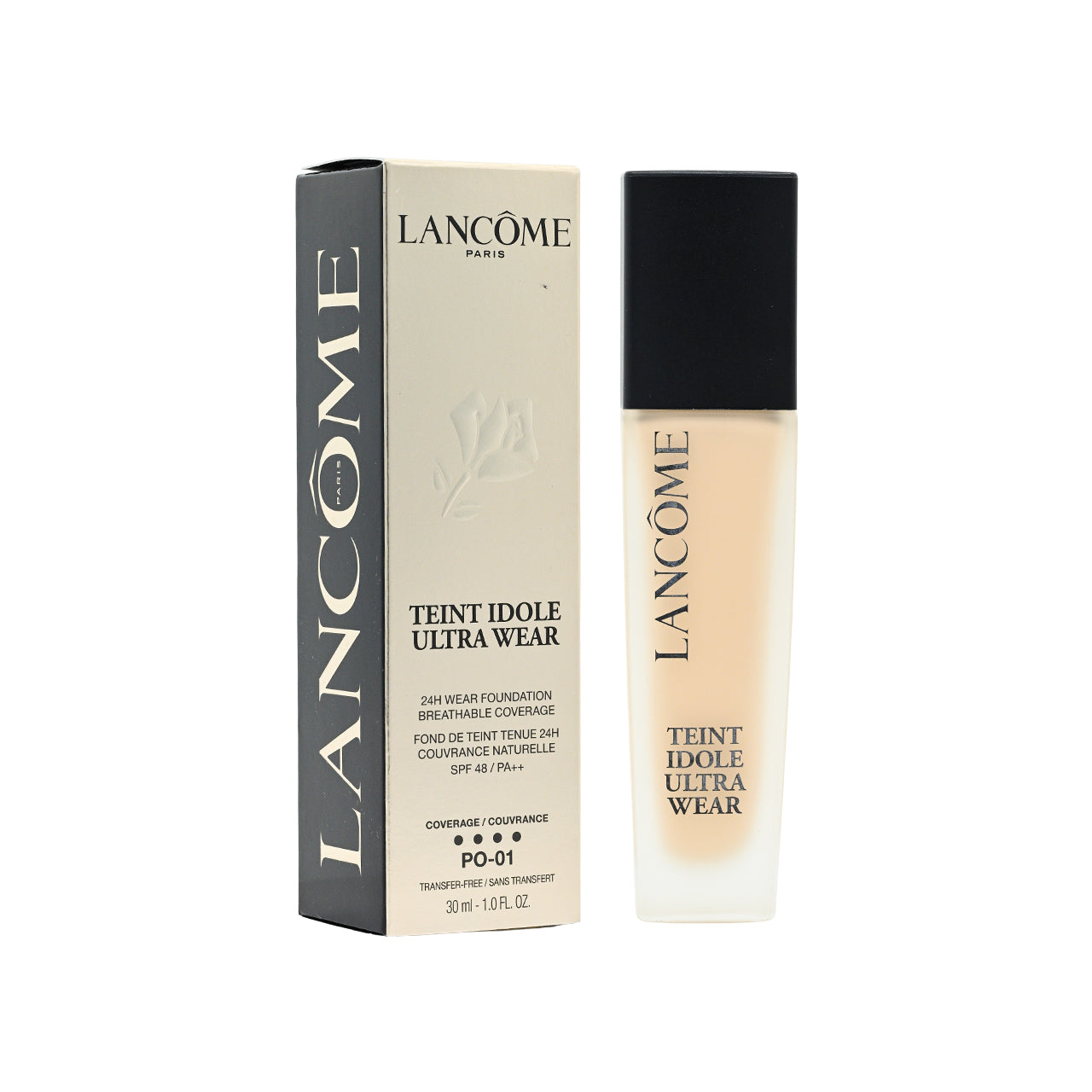 Lancome SPF48/PA++ 極致持妝輕透粉底液 #PO-01 30ml 