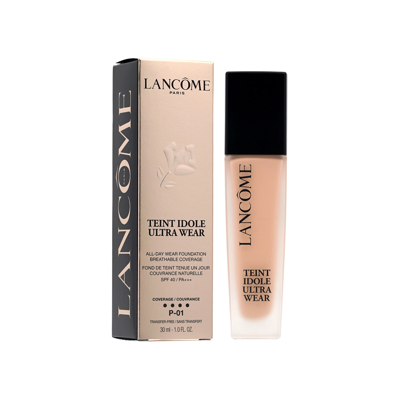 Lancome SPF40/PA+++ 持妝輕透粉底液 #P-01 30ml 