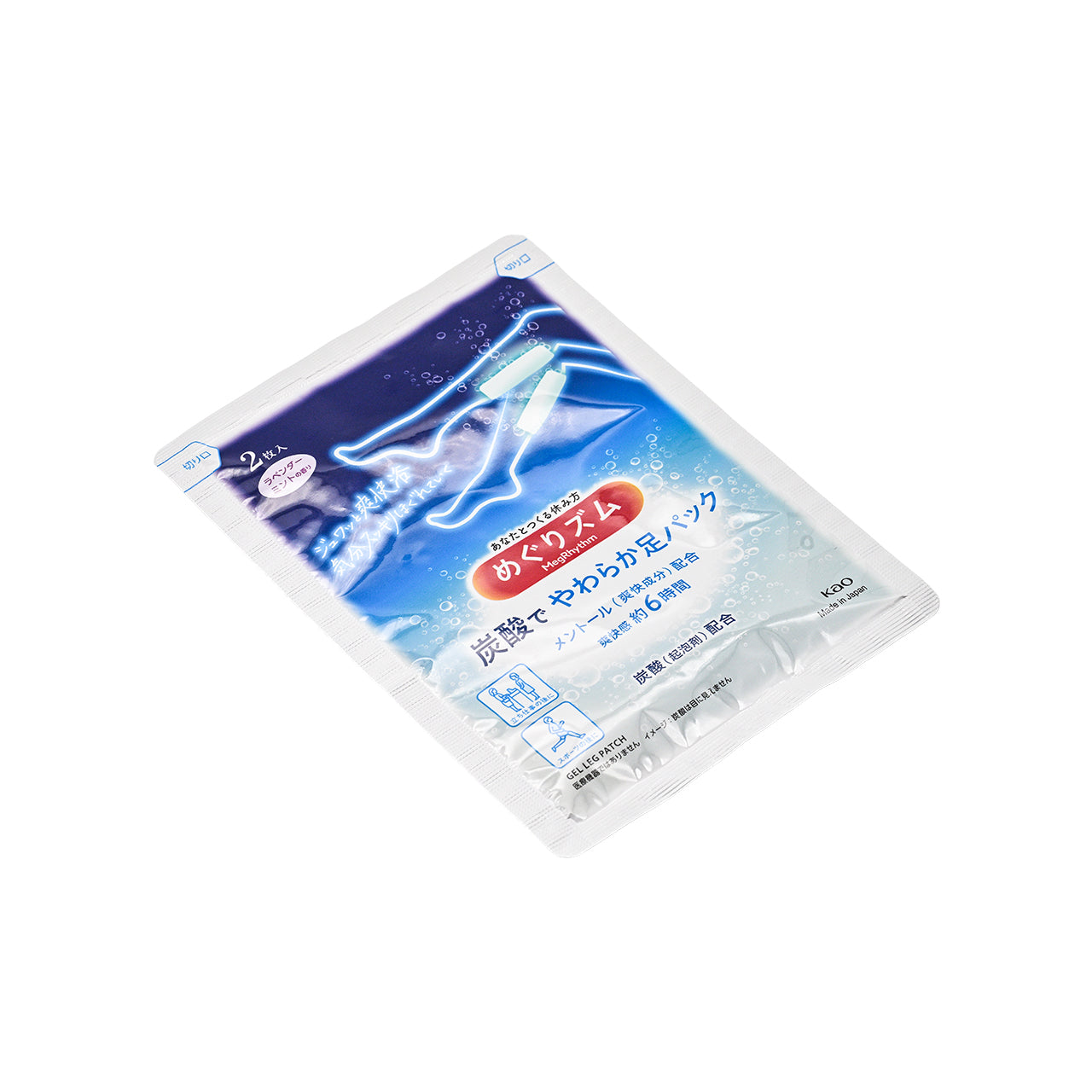 MegRhythm 碳酸清涼足部貼 6片裝