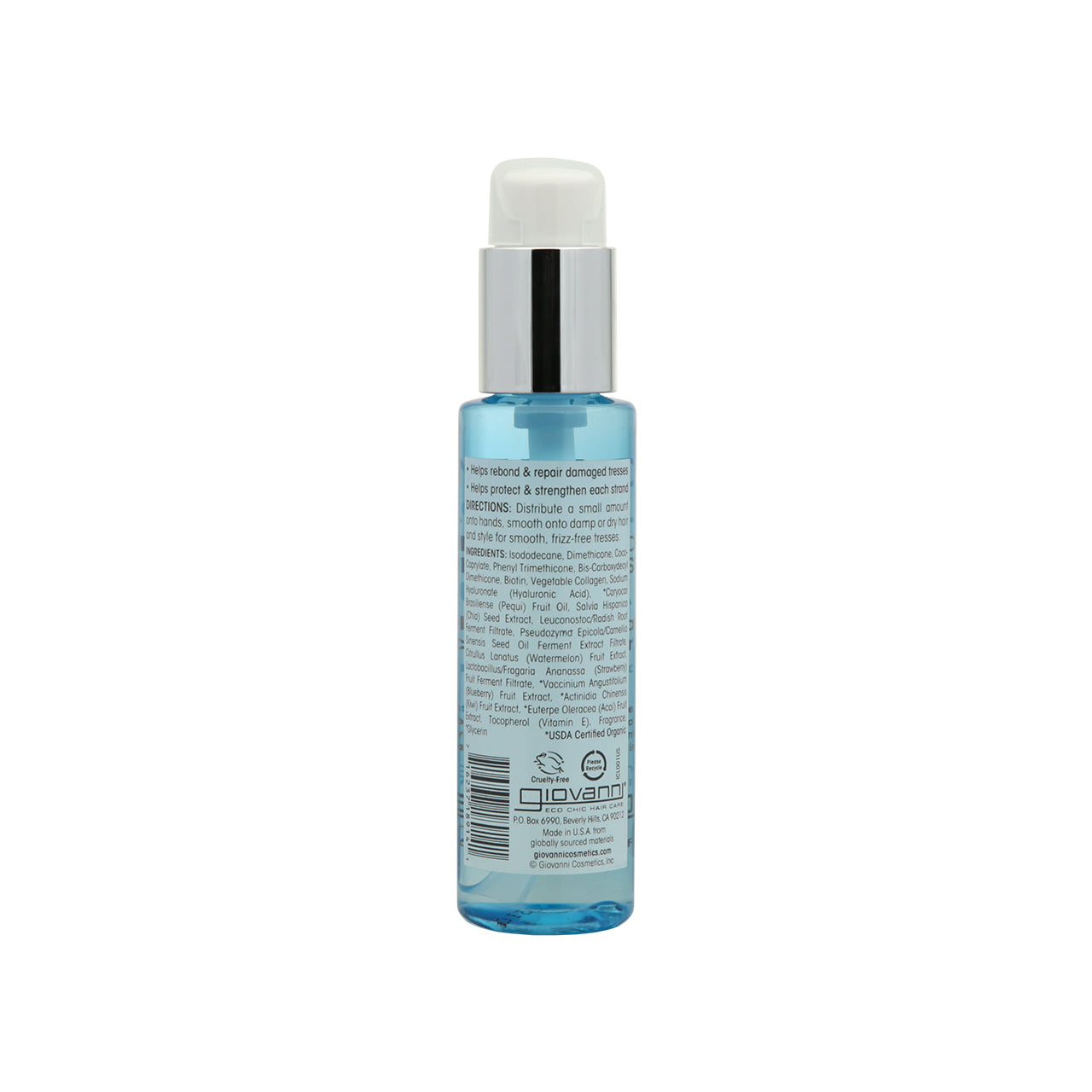 Giovanni Biotin & Collagen Rebonding & Restoring Hair Oil 1.9oz