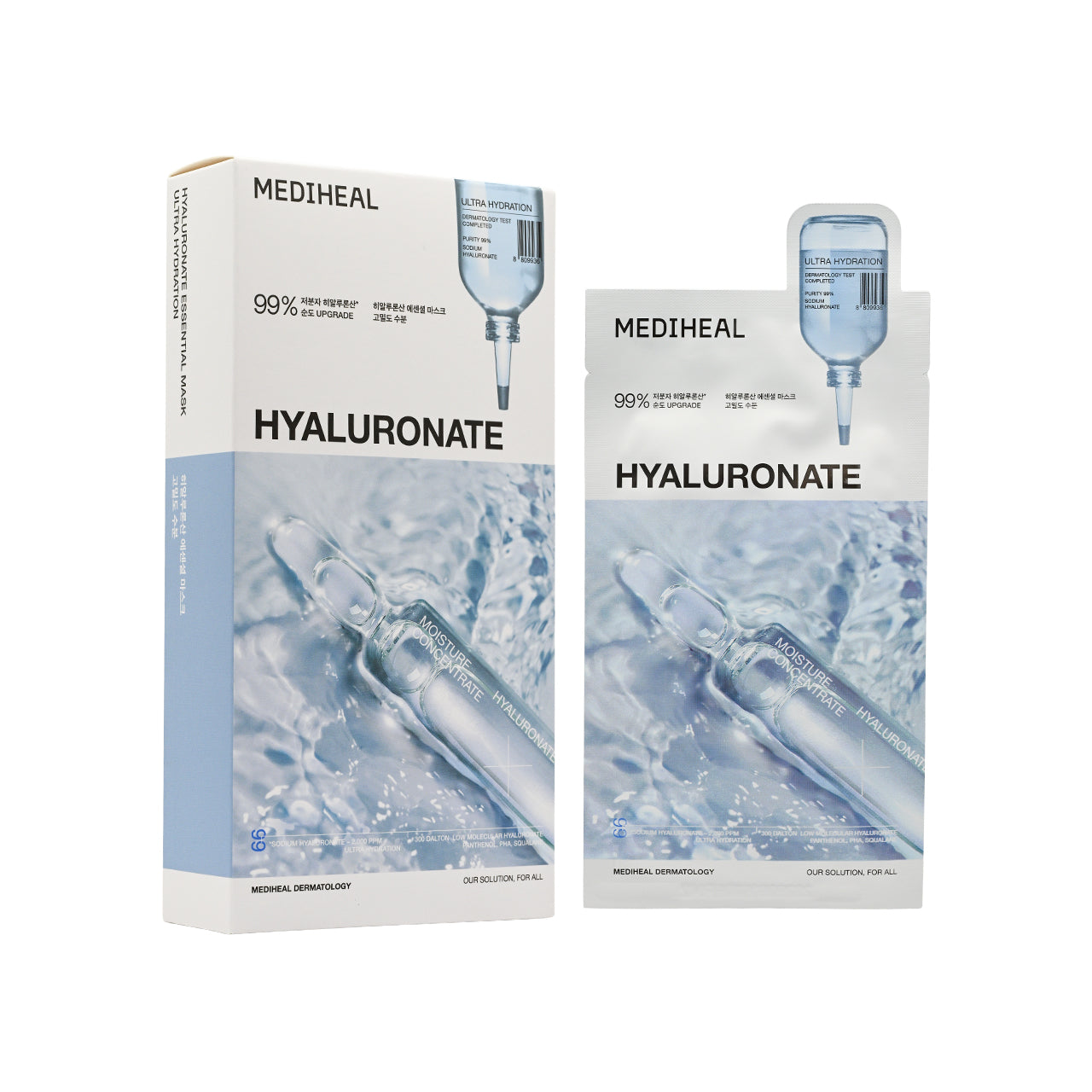 Mediheal 玻尿酸特強保濕精華水庫面膜 10片裝