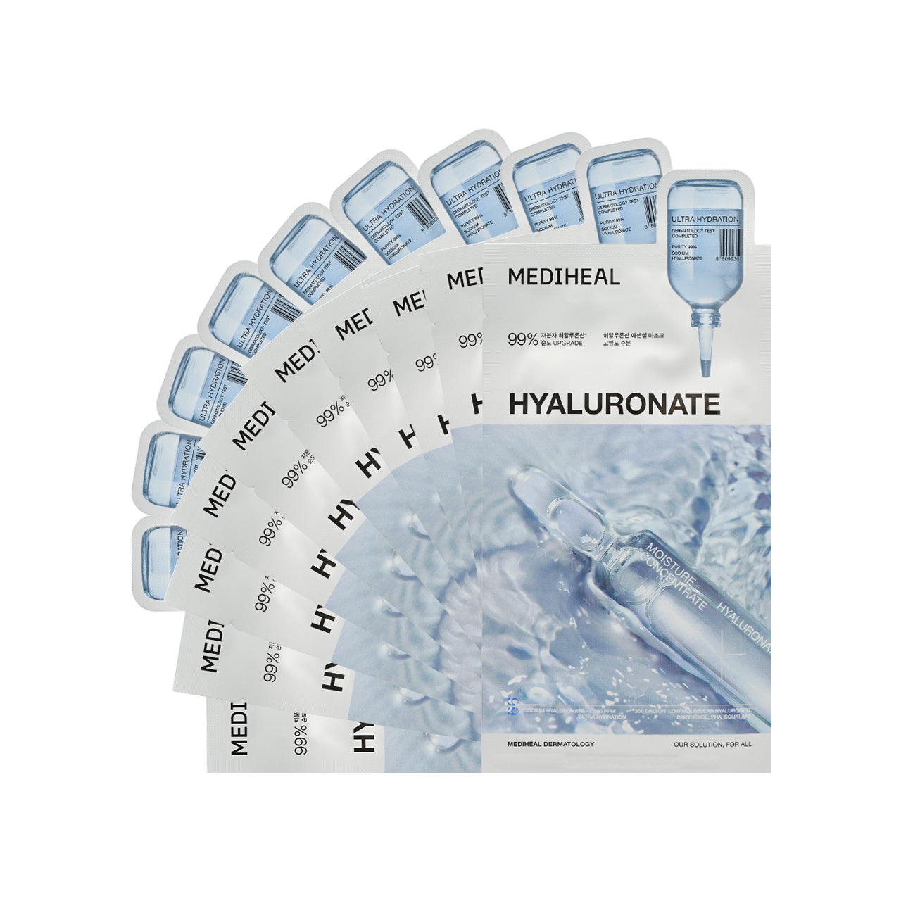 Mediheal 玻尿酸特強保濕精華水庫面膜 10片裝