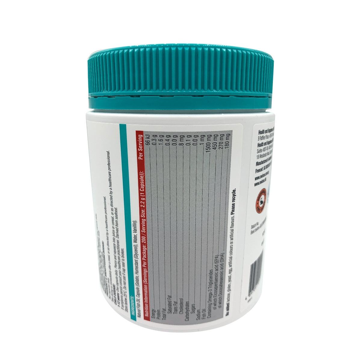 Swisse Ultiboost 無腥味高濃度野生魚油 1500毫克 200粒
