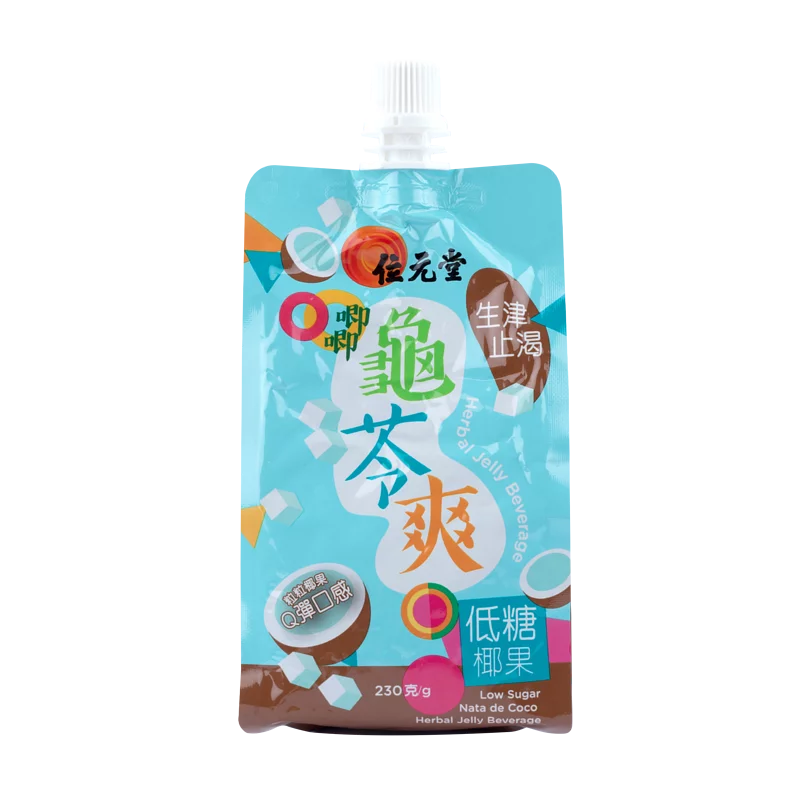 Wai Yuen Tong 位元堂 唧唧龜苓爽（低糖椰果粒粒配方）230克