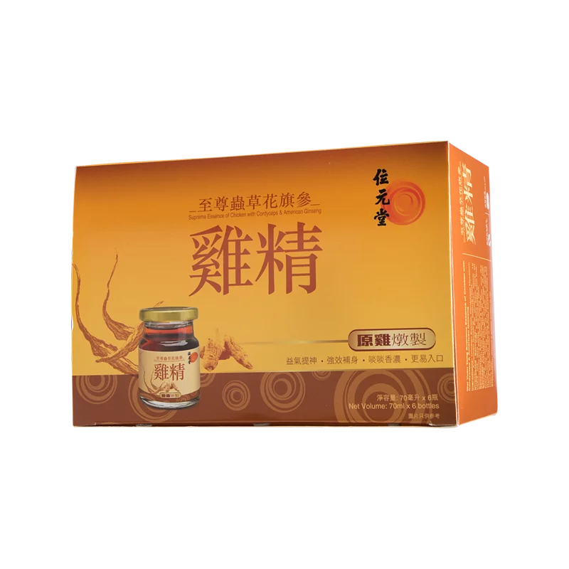 Wai Yuen Tong 位元堂 至尊蟲草花旗參雞精6支裝