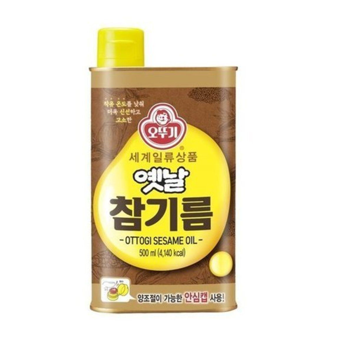 不倒翁 純正芝麻油 450ml