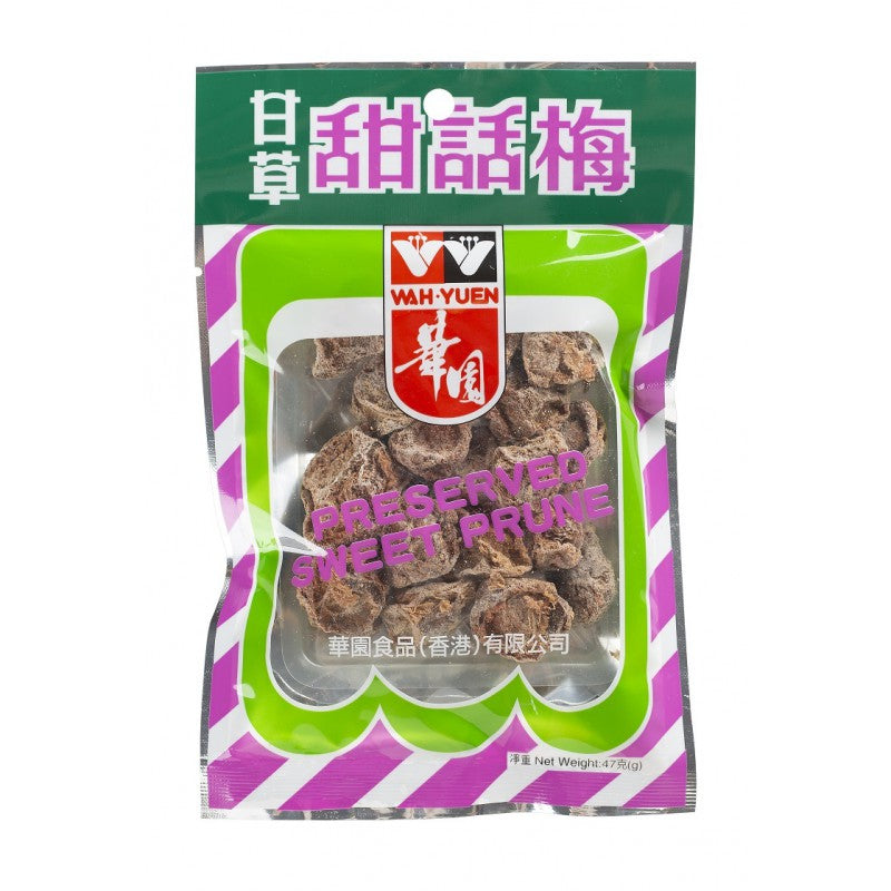 華園 甘草甜話梅47g