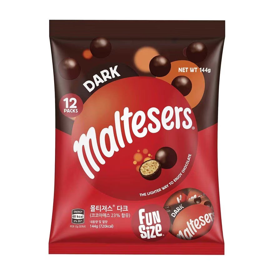 Maltesers 麥提莎 黑朱古力分享裝 144g