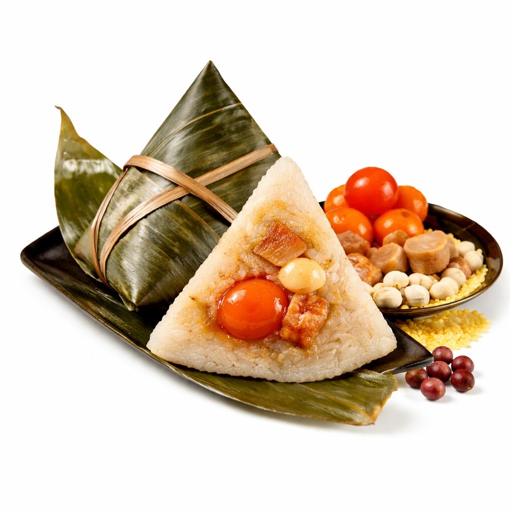 (Pre-Order) Shiu Heung Yuen Egg Yolk and Salty Pork Rice Dumpling 150G