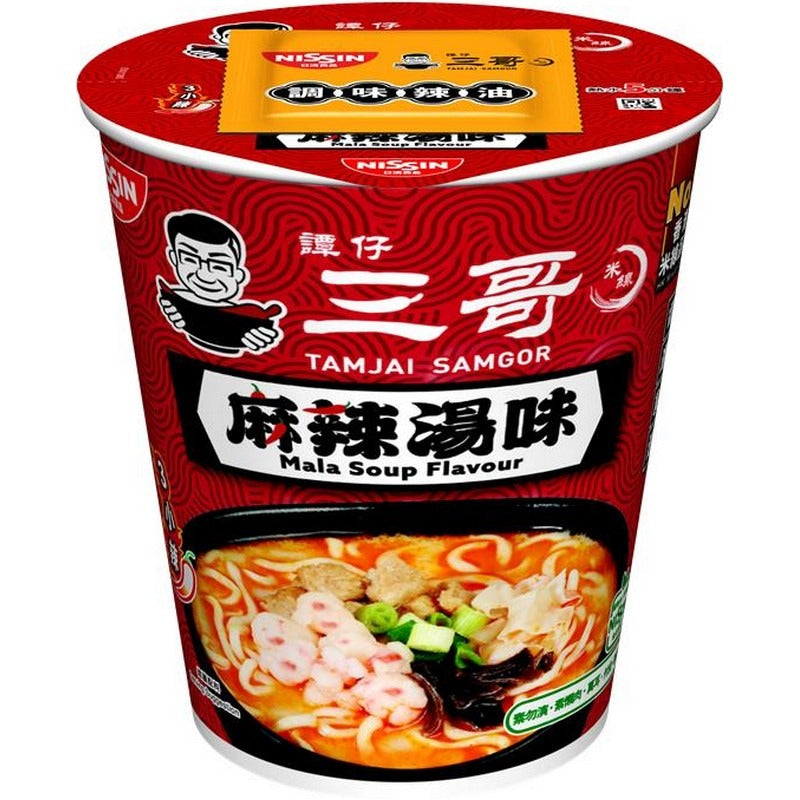 Nissin Tamjai Samgor Mala Soup Flavour Cup Noodle 71G
