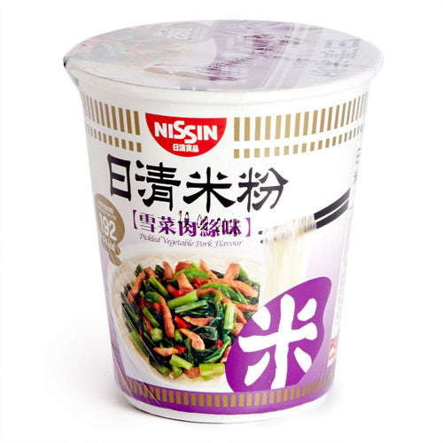 日清 雪菜肉絲味杯米粉 64g