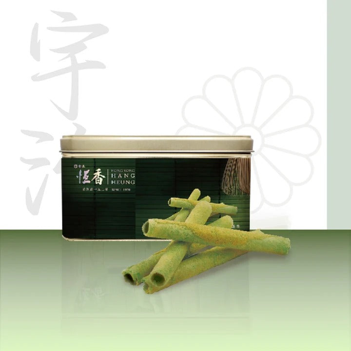 HANG HEUNG Uji Matcha Egg Rolls (21 Pieces/Box)