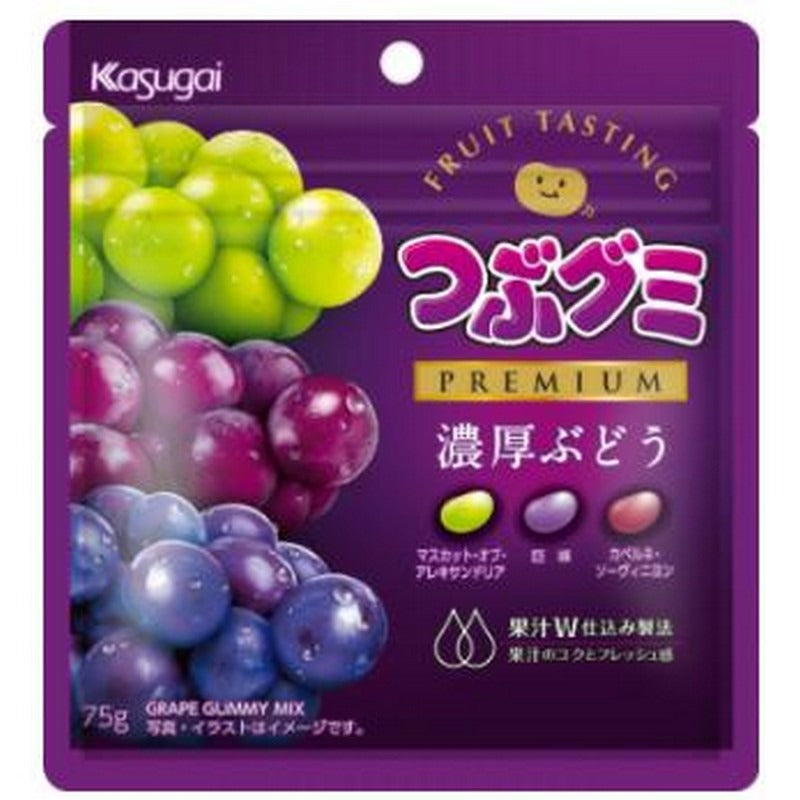 春日井 優質濃郁葡萄味軟糖 75G