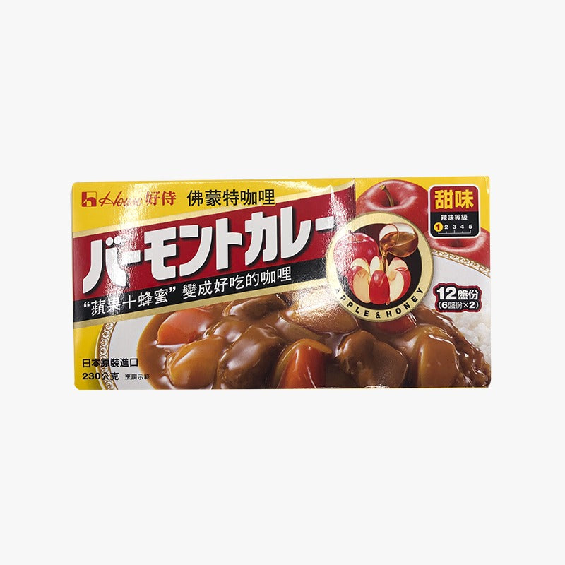 好侍佛蒙特咖喱甜味 230G