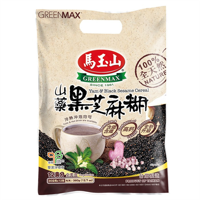 馬玉山山藥黑芝麻糊(袋) 13x35克