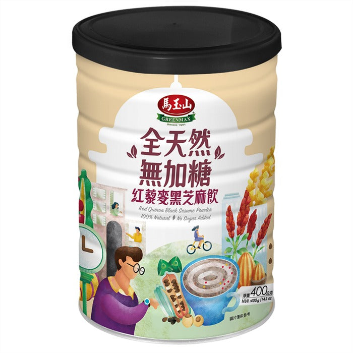 馬玉山全天然無加糖紅藜麥黑芝麻飲 400克
