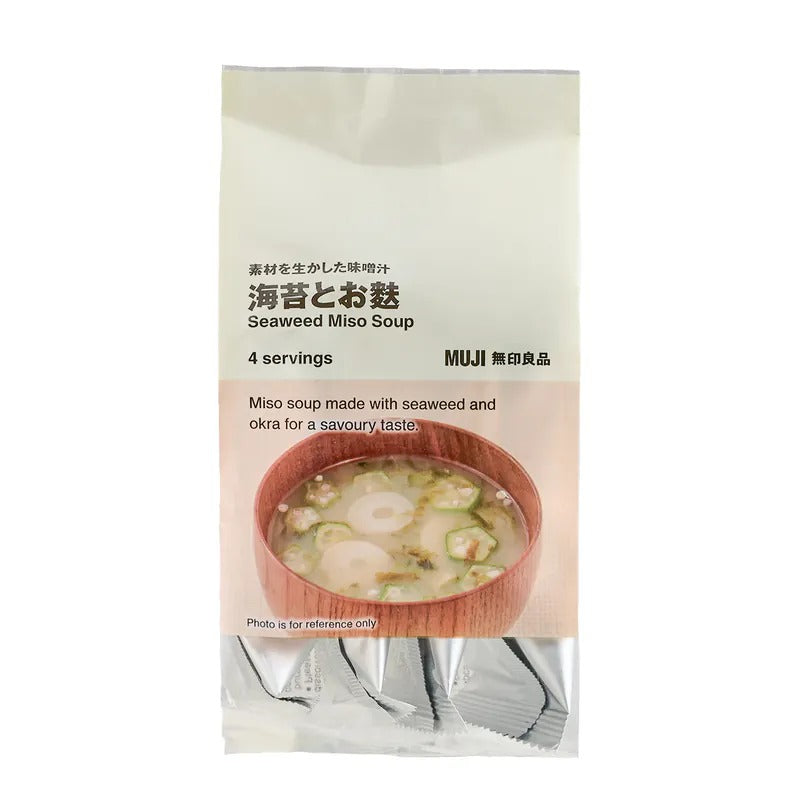 MUJI 無印良品海藻味噌湯 4PCS