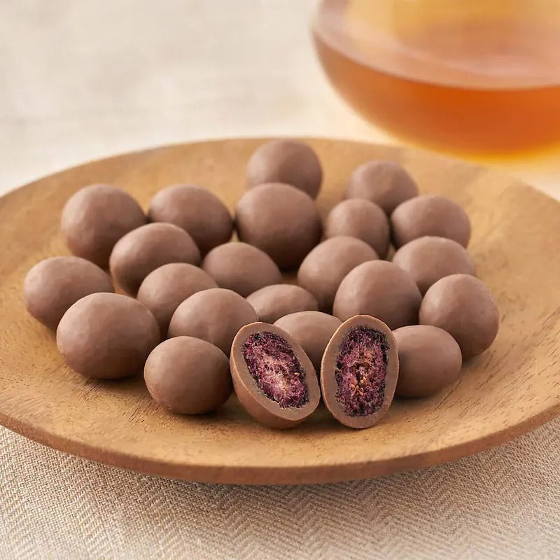 MUJI 無印良品朱古力凍乾籃莓 50G