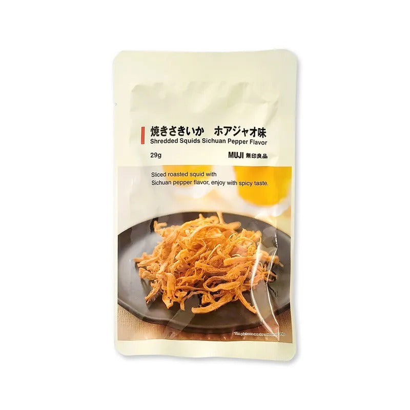 MUJI 無印良品烤製魷魚絲 花椒味 29G
