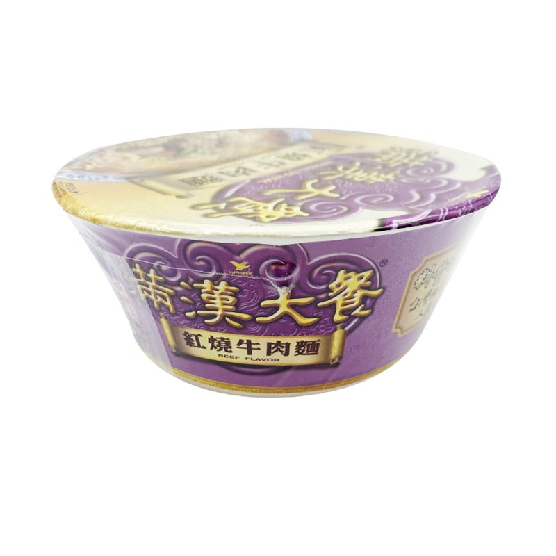 統一滿漢大餐紅燒牛肉大碗麵 187G (包裝隨機發放)