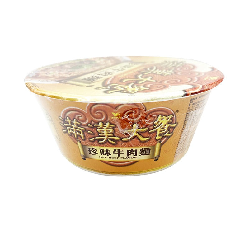 統一滿漢大餐珍味牛肉大碗麵 192G (包裝隨機發放)