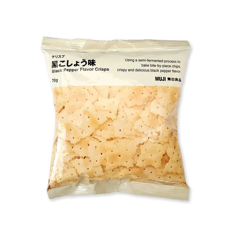 MUJI 無印良品黑胡椒味脆片 70G