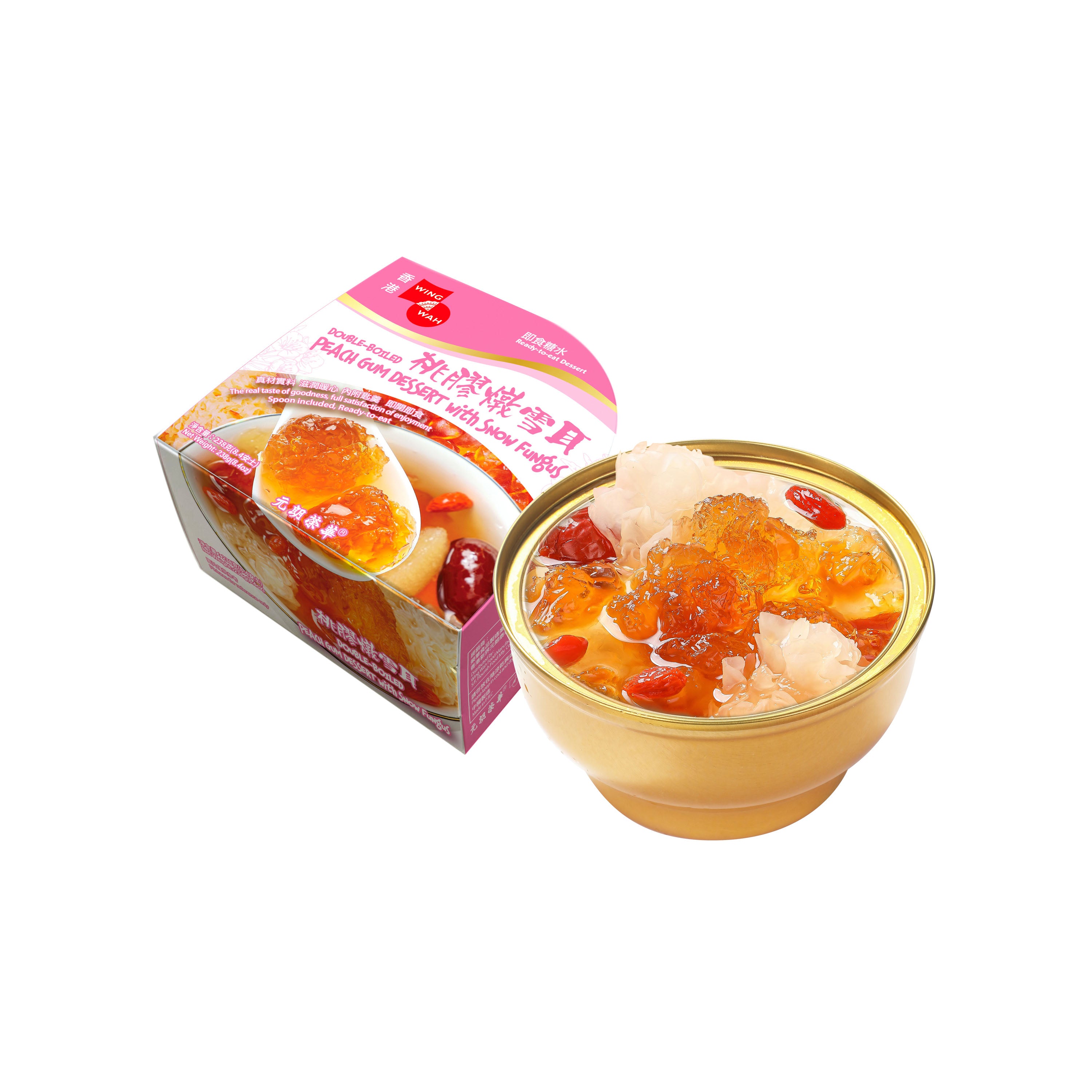 榮華 桃膠燉雪耳 238克